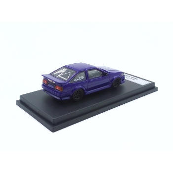Toyota Corolla Levin GT-Apex AE86 RWB purple - skala 1:64 - DieCast Team